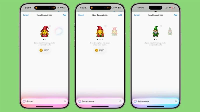 ساخت ایموجی کوتوله با آیفون