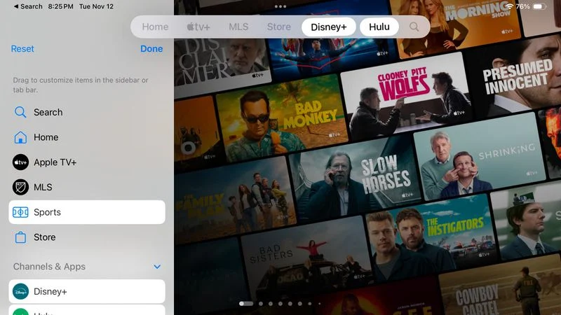 شخصی سازی اپل تی وی در نسخه iOS 18.2