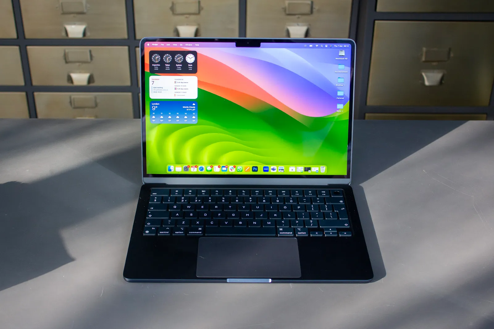 نمایشگر مک بوک ایر M3 تا ۵۰۰ نیت روشنایی دارد