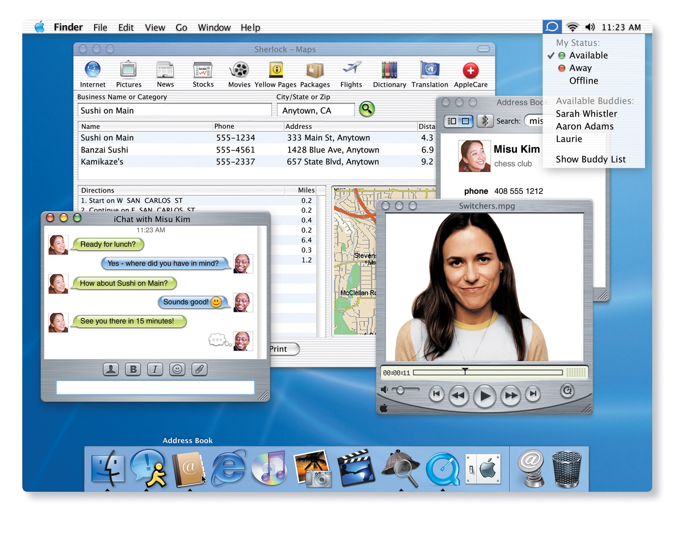 محیط سیستم‌عامل مک macos jaguar