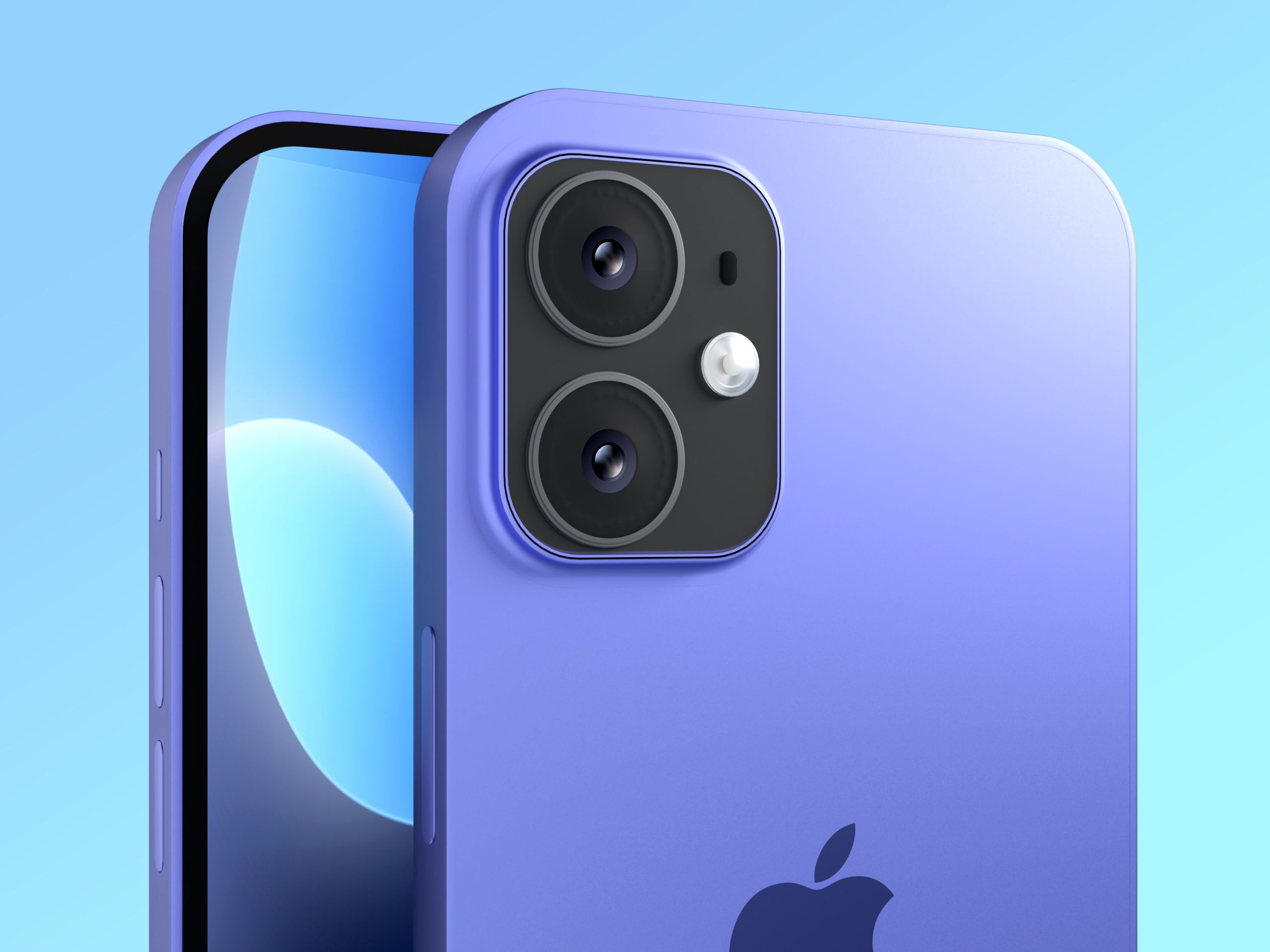 طرح مفهومی از ماژول دوربین آیفون ۱۷ نرمال