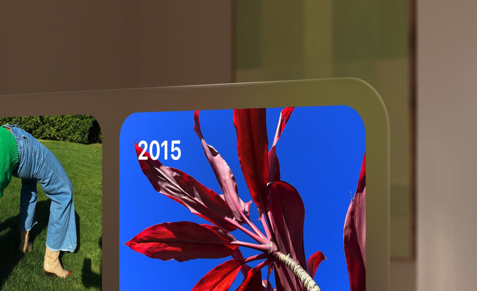 طراحی شیشه‌ای و ساده در جزئیات vision OS