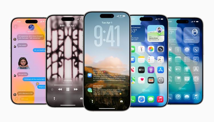 بتای عمومی iOS 26 روی چندین آیفون
