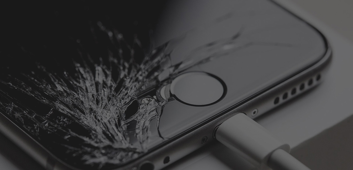 نمایشگر شکسته آیفون