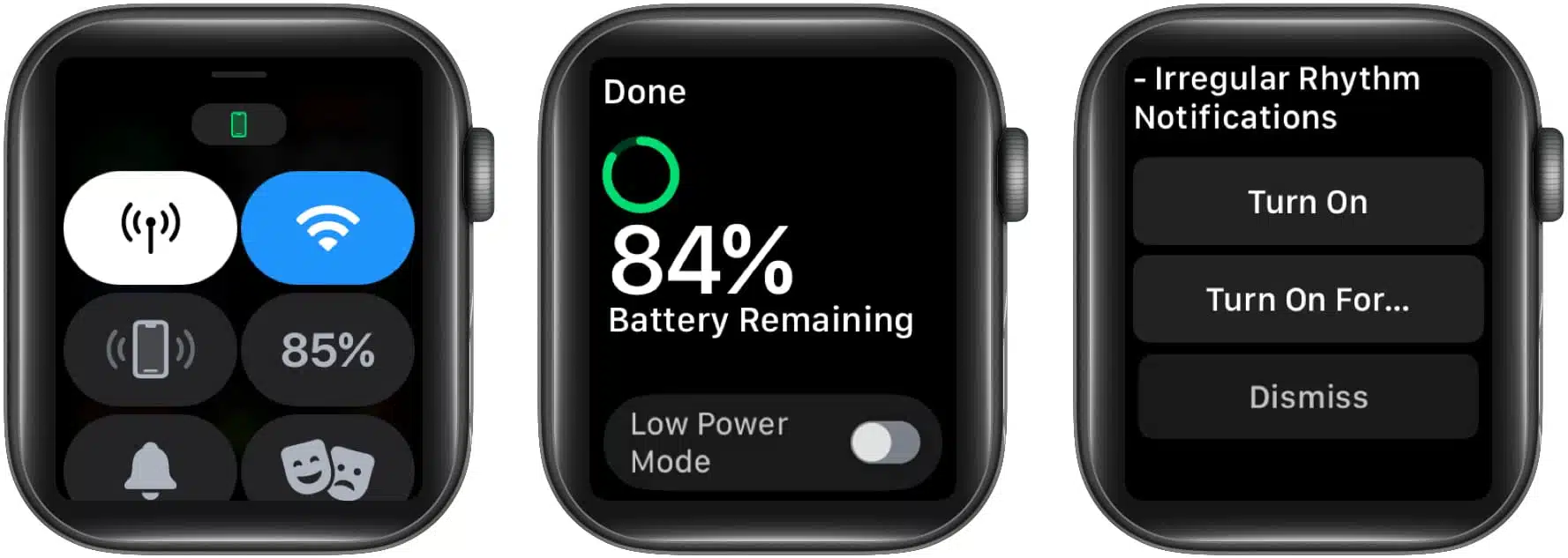 حالت Low Power Mode اپل واچ