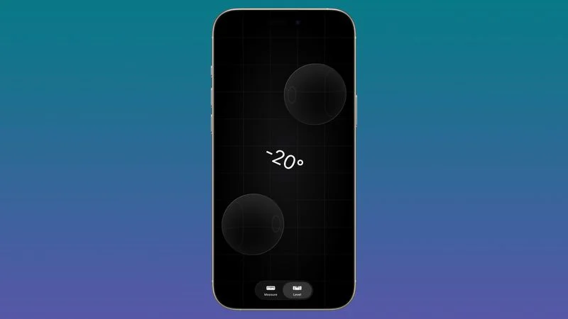 آی او اس ۲۶.۲ - برنامه اندازه‌گیری